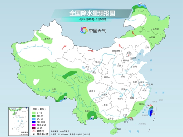 全国大部晴多雨少北方干热暴晒南方闷热难耐(图1)