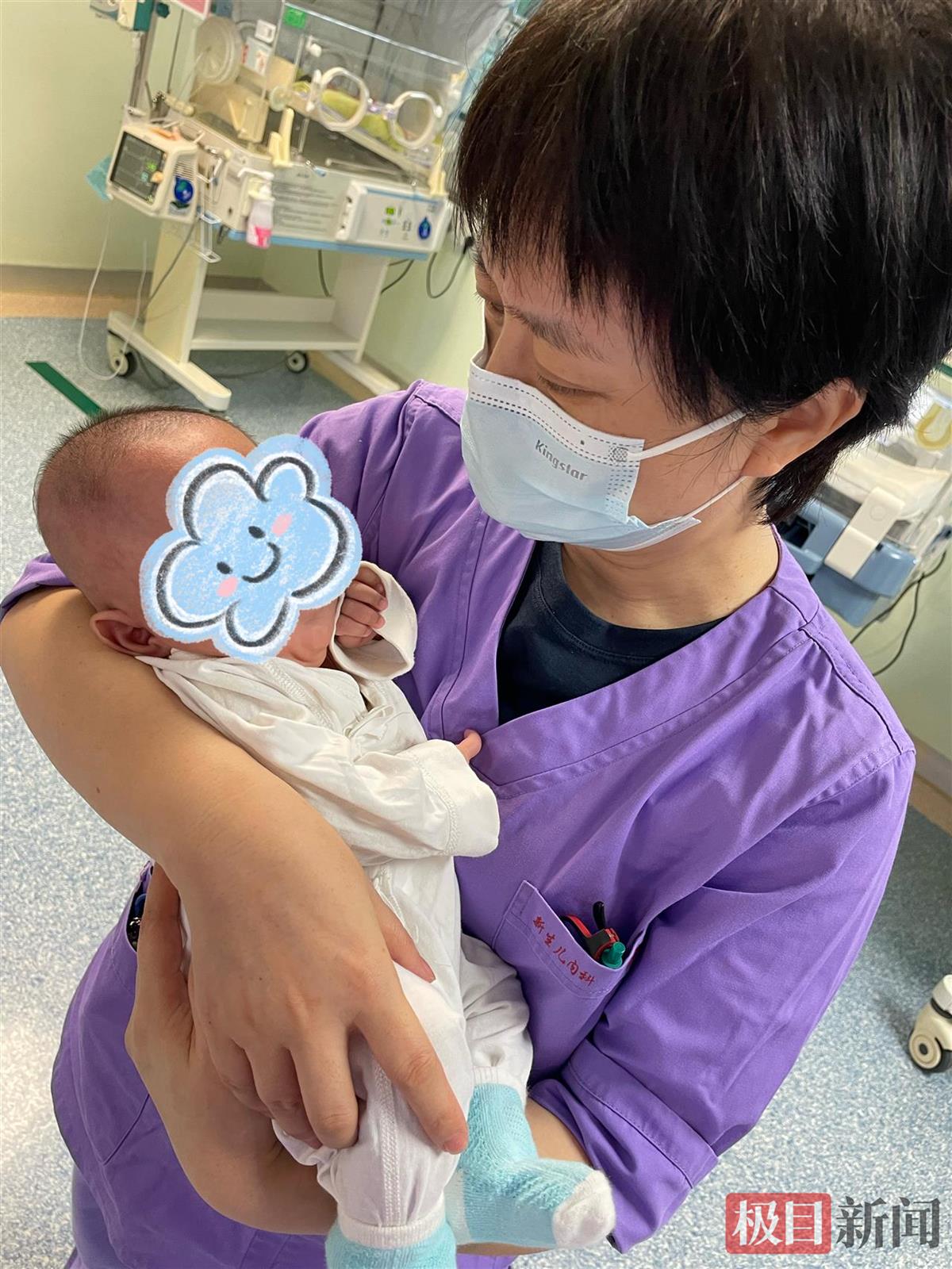 救活了930克早产儿在4个月后闯关成功！武汉儿童医院医护：“为他撑起一把伞陪他慢慢长大”(图2)
