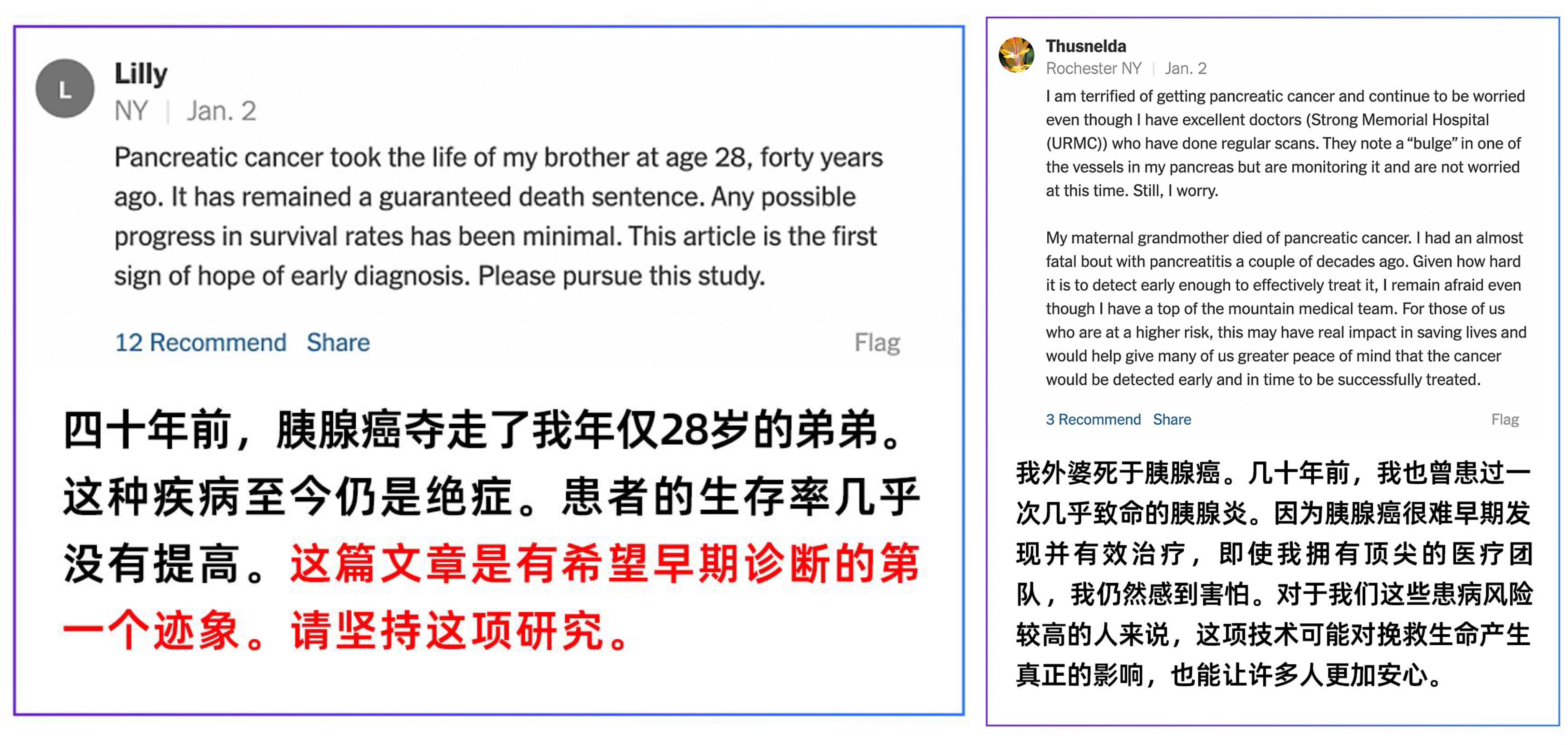 《纽约时报》整版报道中国AI胰腺癌早筛网友：中美AI走上不同道路(图3)